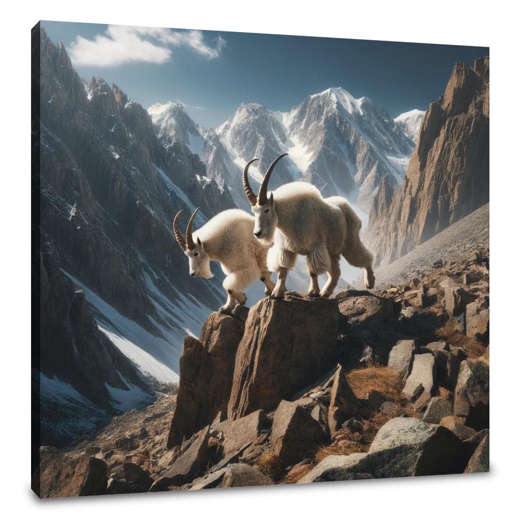 Mountain Goats Canvas