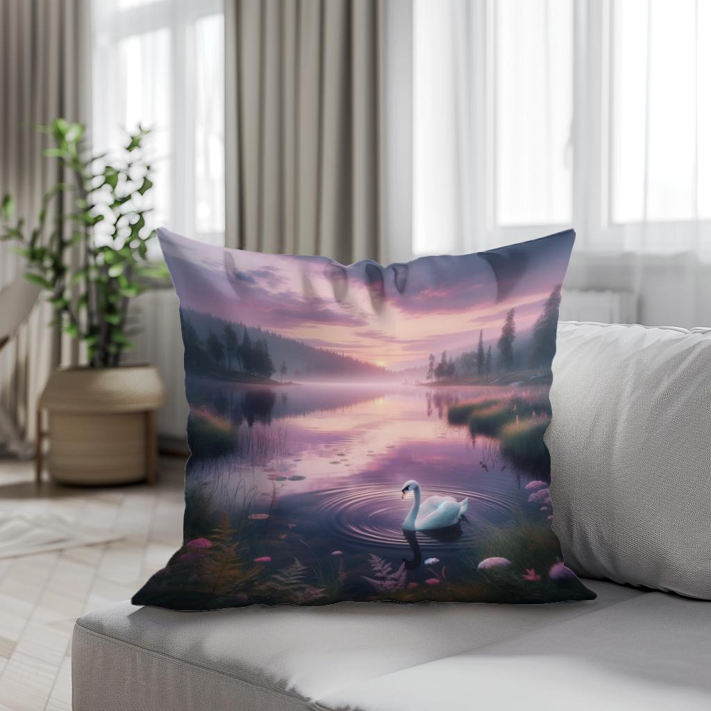 Tranquil Vista Cotton Cushion