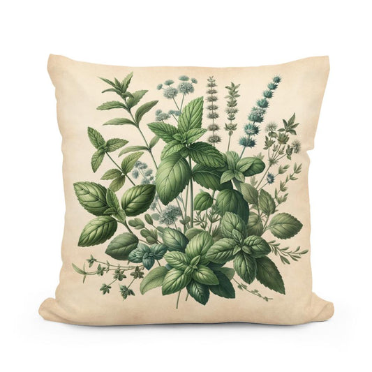 Herbal Harmony Cotton Cushion
