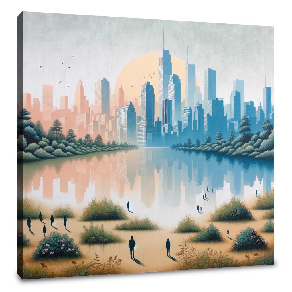 Skyline Harmony Canvas