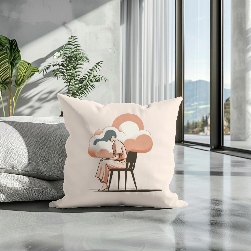Cloudbound Dreams Cotton Cushion