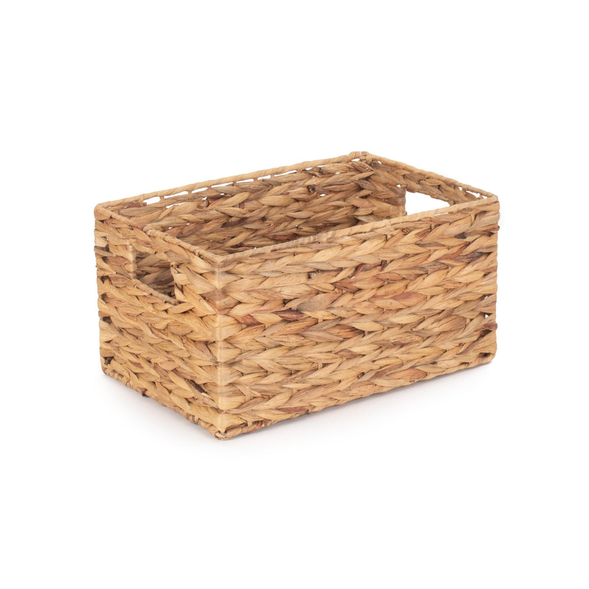 Small Rectangular Water Hyacinth Storage Basket