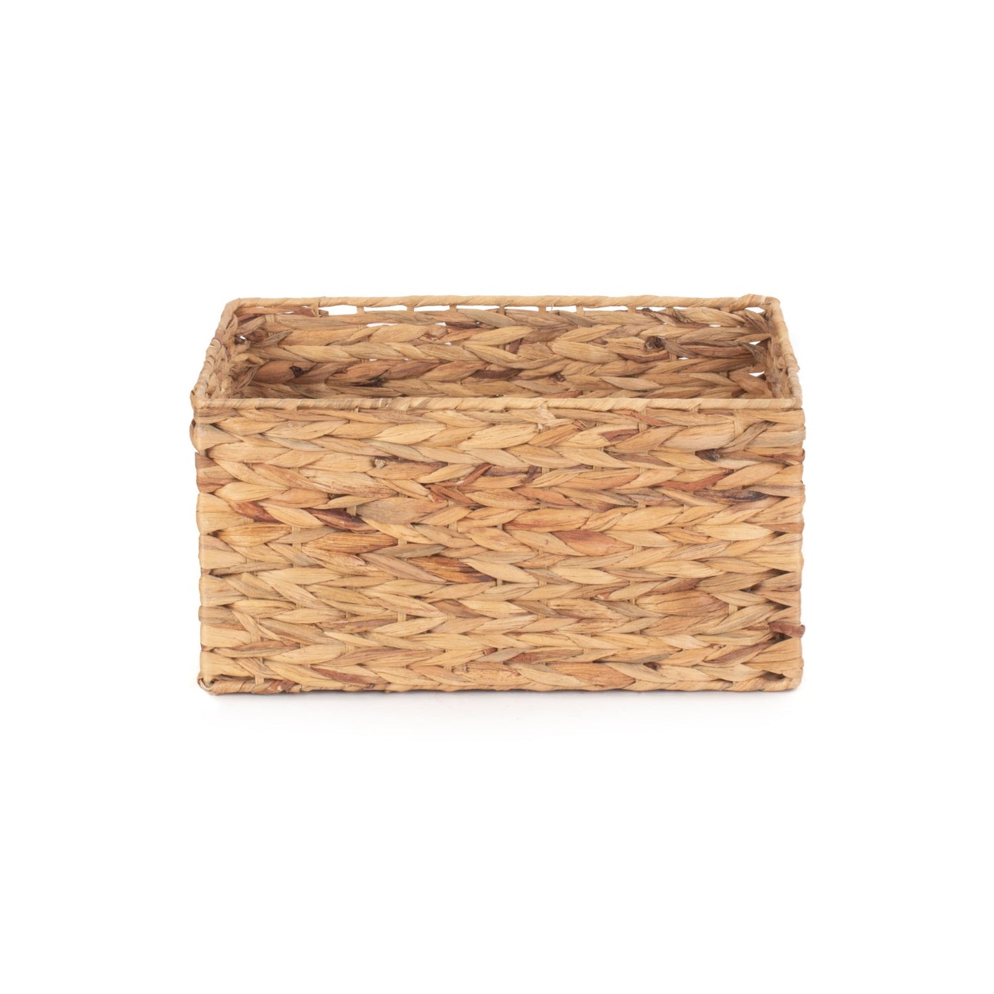 Small Rectangular Water Hyacinth Storage Basket