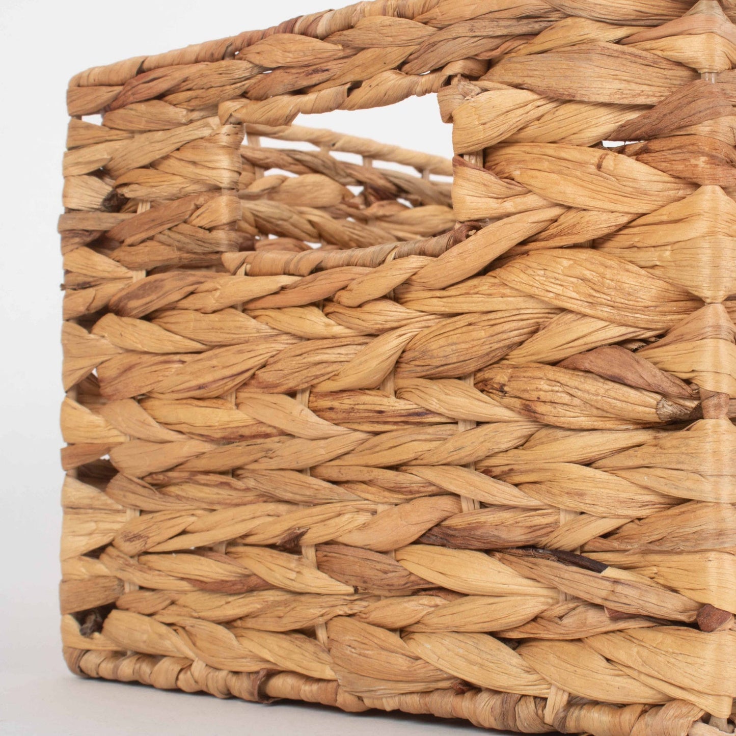 Small Rectangular Water Hyacinth Storage Basket