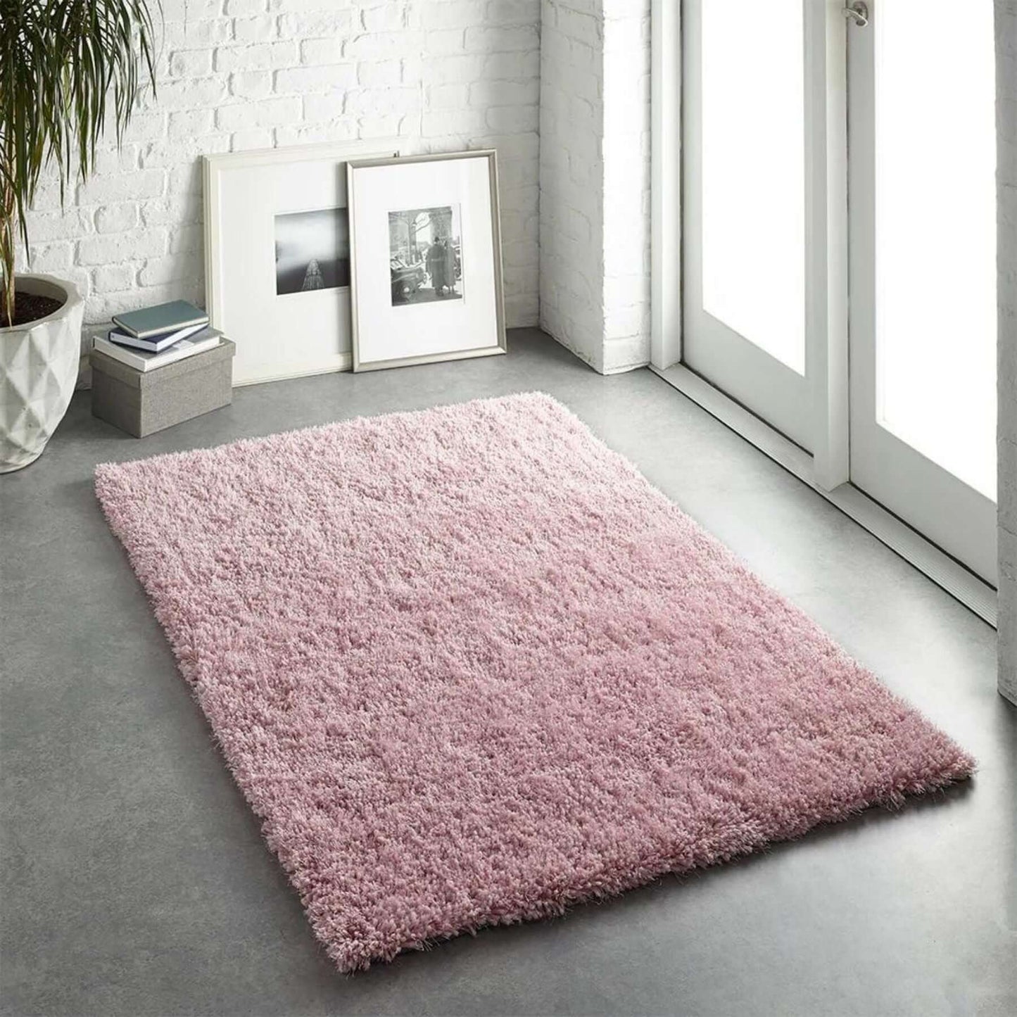 Chicago Pink Shaggy Rug