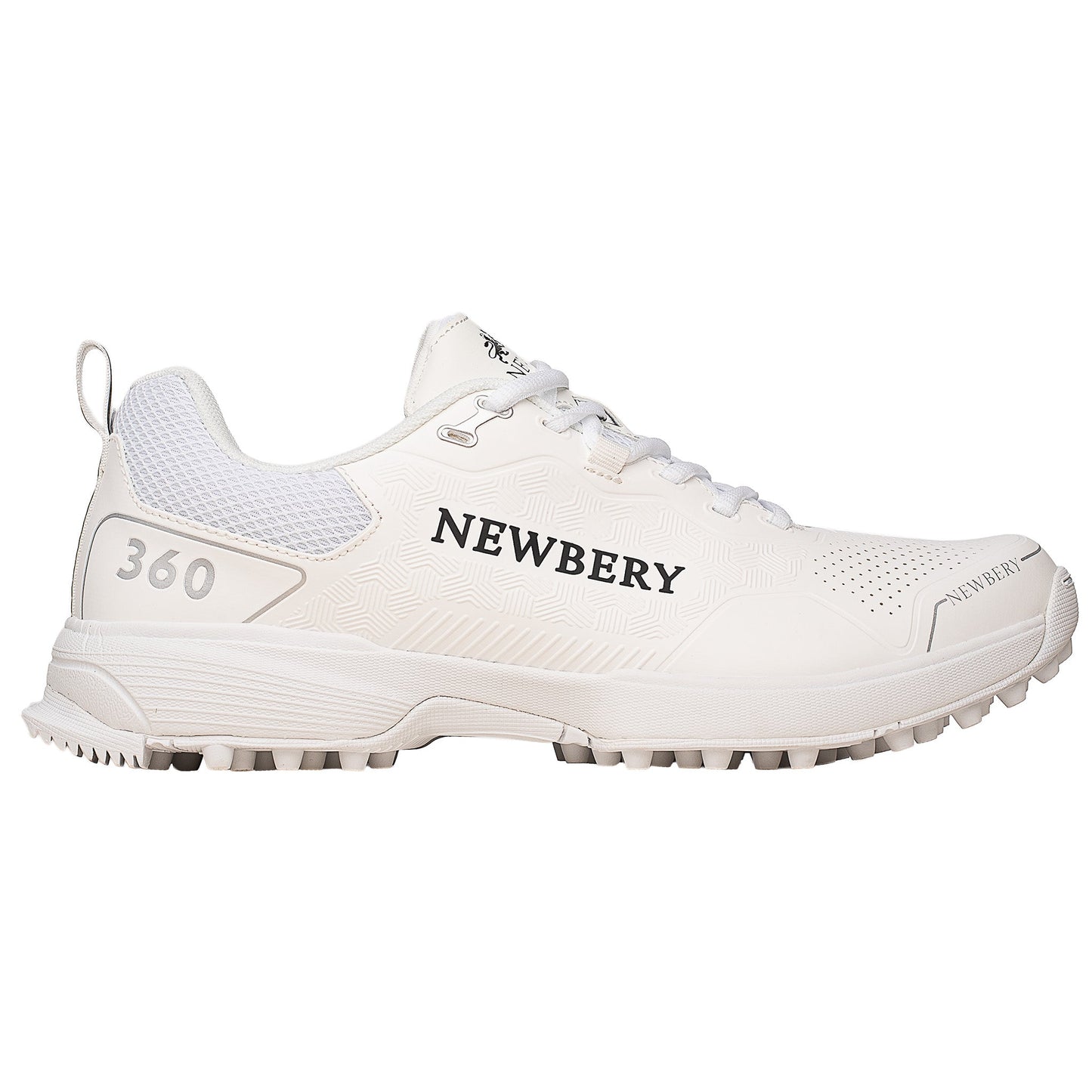 Newbery 360 Cricket Shoe - Full White Pimple