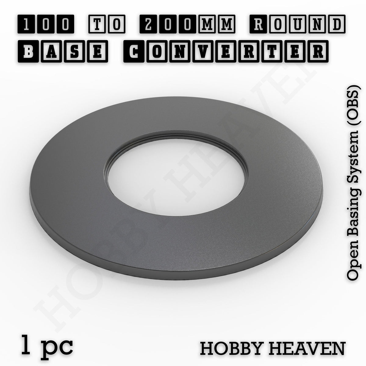 Round to Round Base Converters 3D Print Full Range