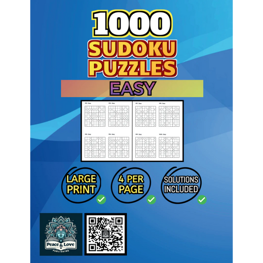1000 EASY Sudoku Puzzles