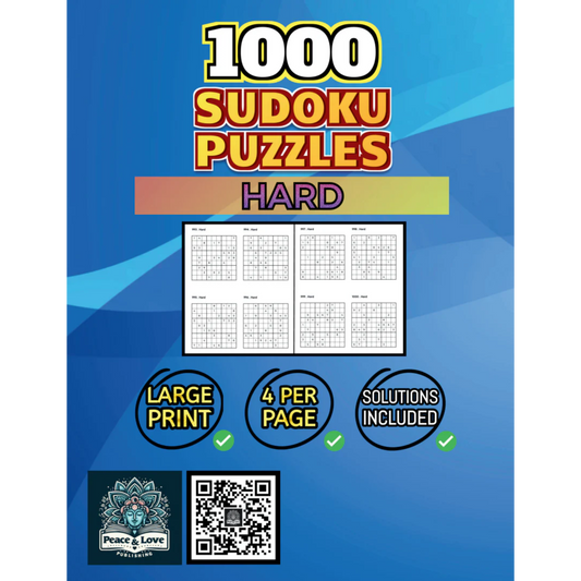 1000 HARD Sudoku Puzzles