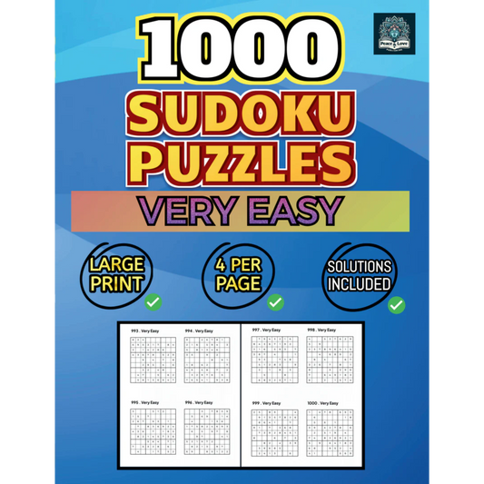 1000 VERY EASY Sudoku Puzzles