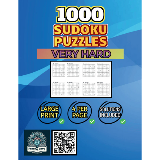 1000 VERY HARD Sudoku Puzzles