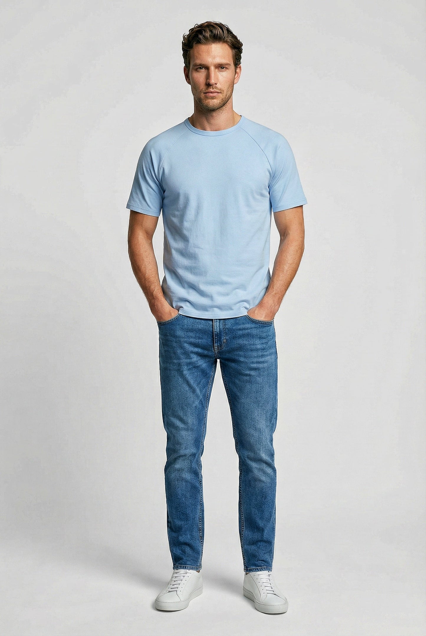 Hoxton T-shirt - Sky Blue