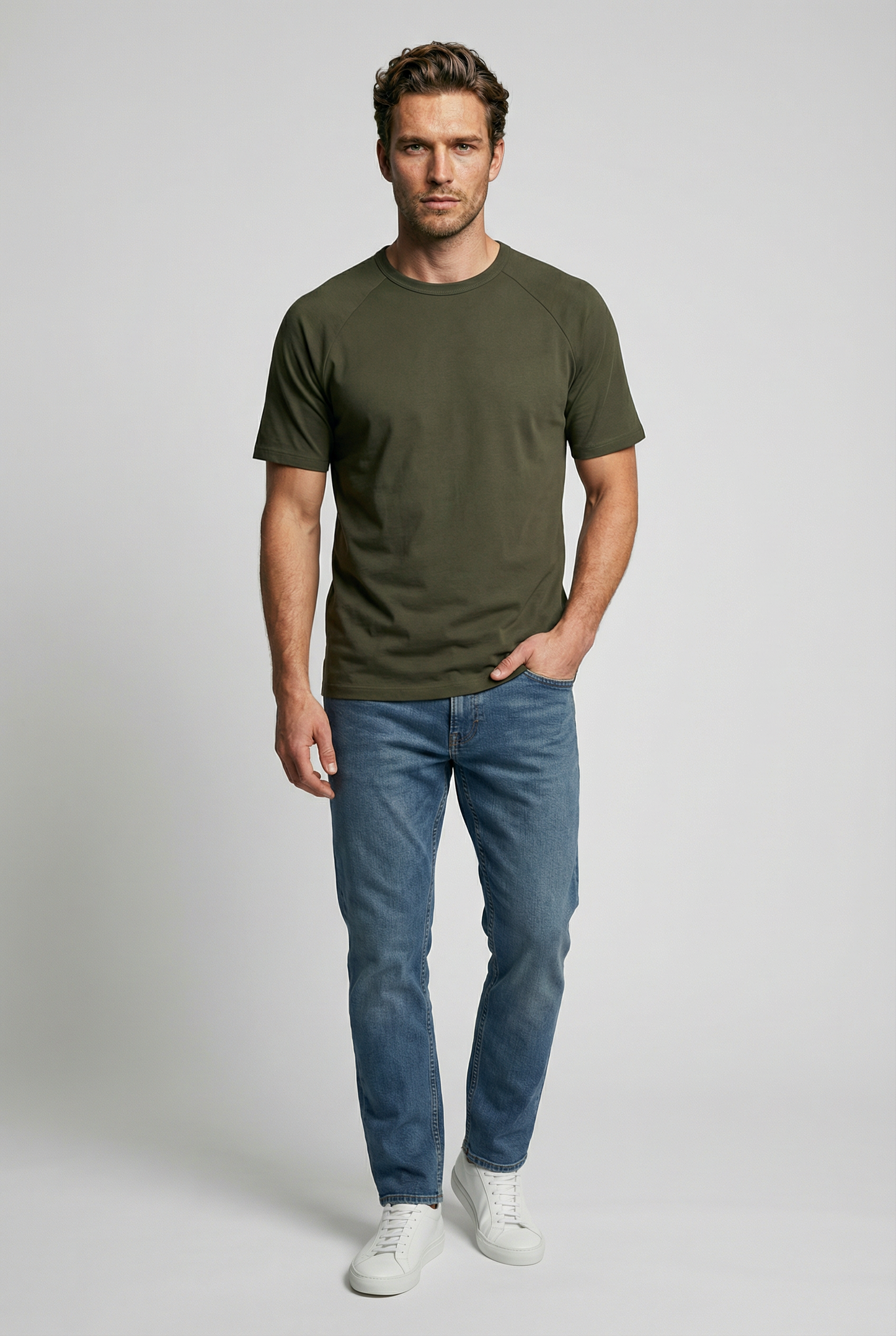 Hoxton T-shirt - Olive