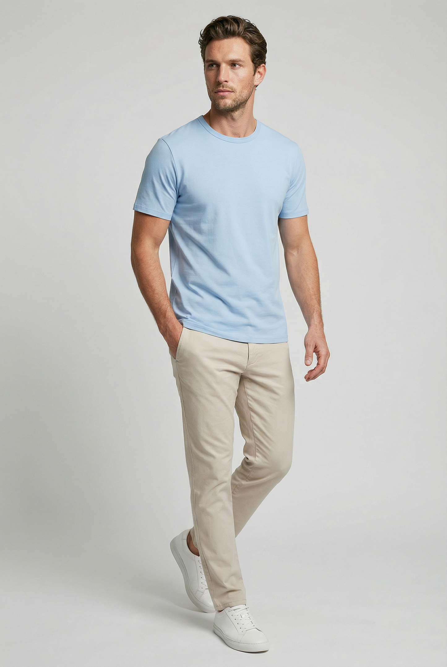 Trueman T-Shirt - Sky Blue