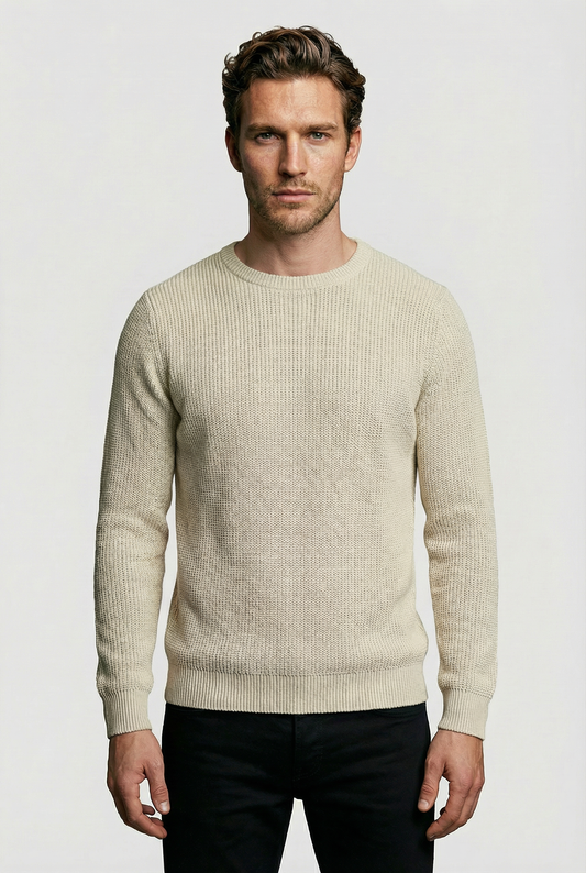 J Hailey Crew Knit - Putty