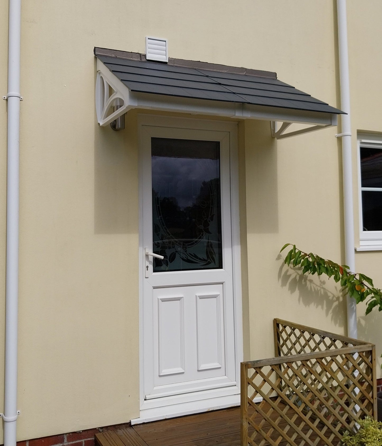 Cosgrove Lean-To Door Canopy - Flat Pack Porch Canopy