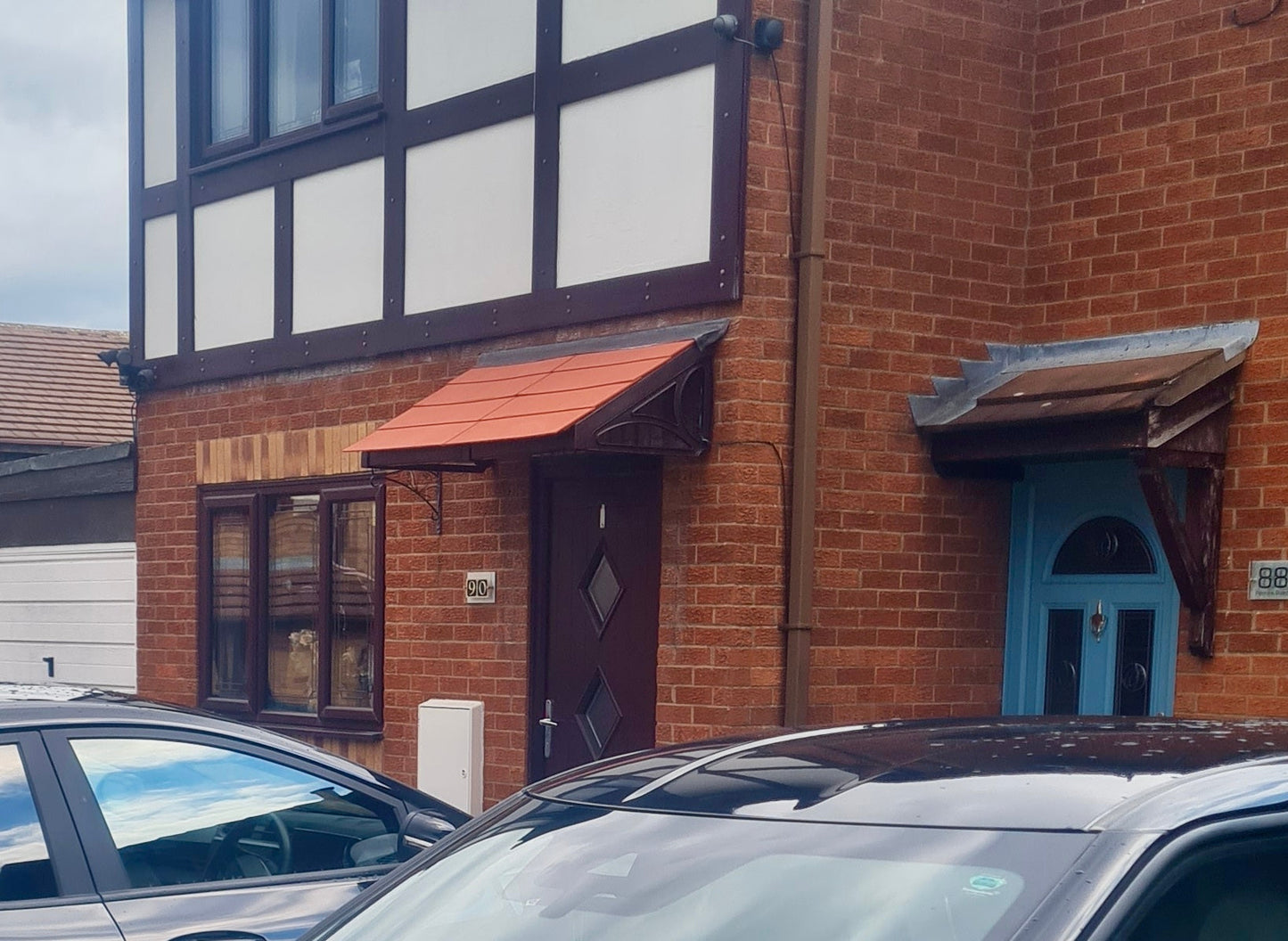 Cosgrove Lean-To Door Canopy - Flat Pack Porch Canopy