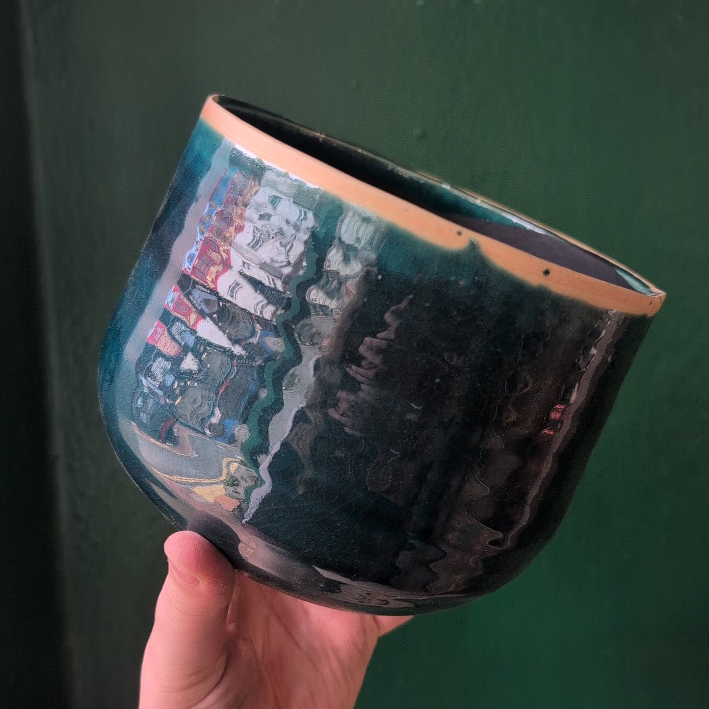 Como Glazed pots in Various Colours (Various sizes available)