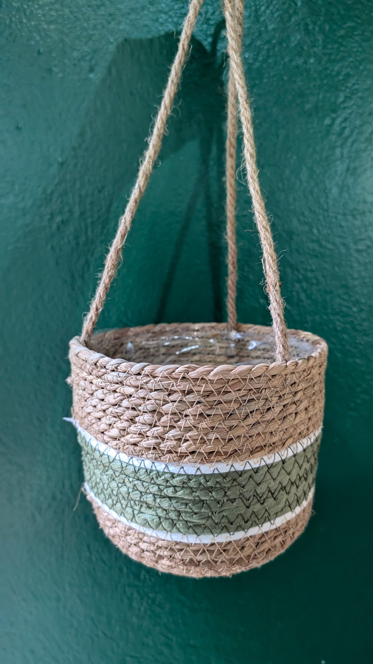 Rope hanging basket - 5 colours available