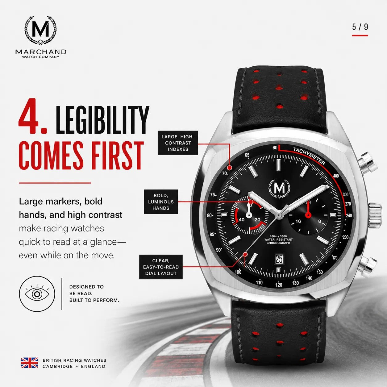 Classic Driver Chronograph, Black Strap (PRE-ORDER NOW)
