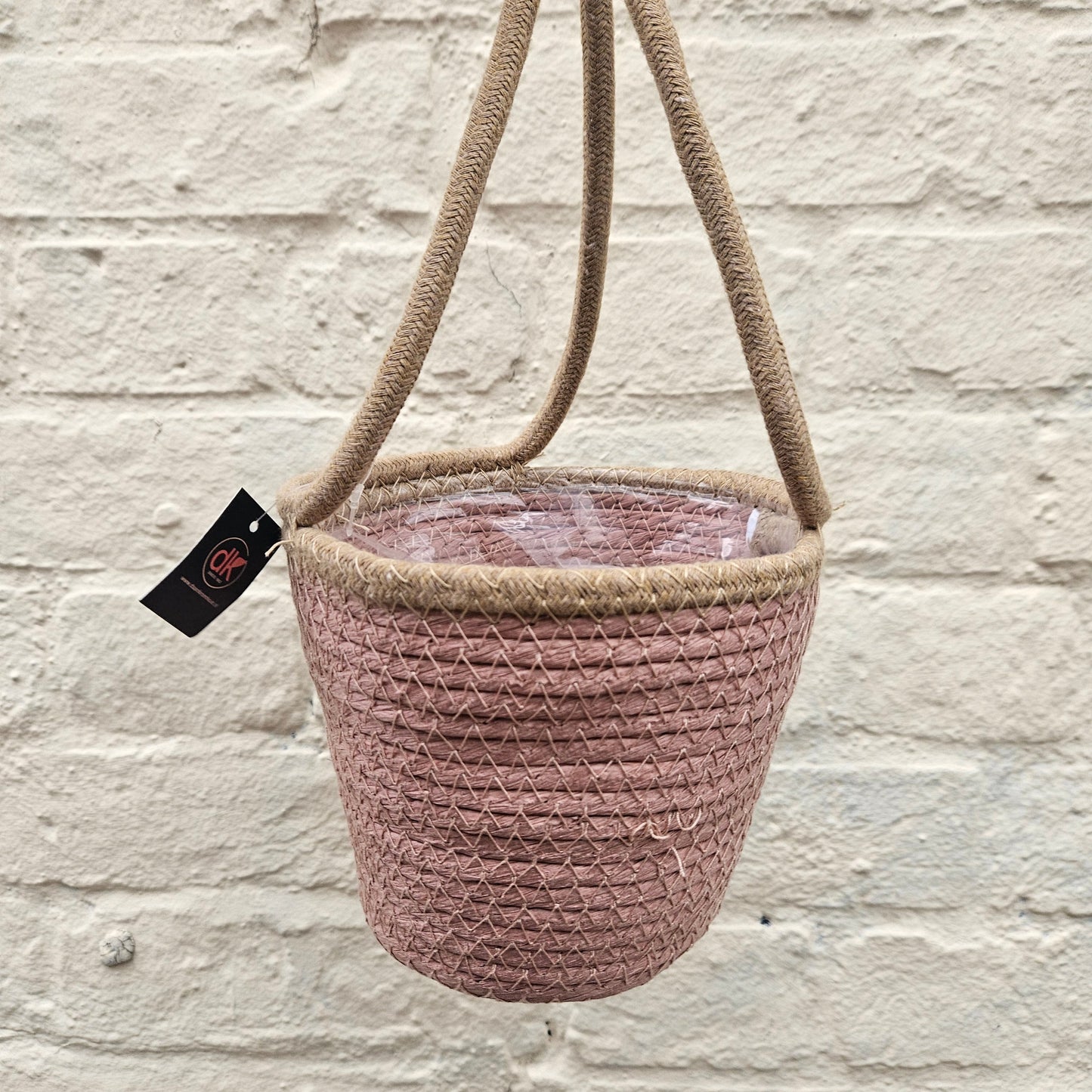 Rope hanging basket - 5 colours available