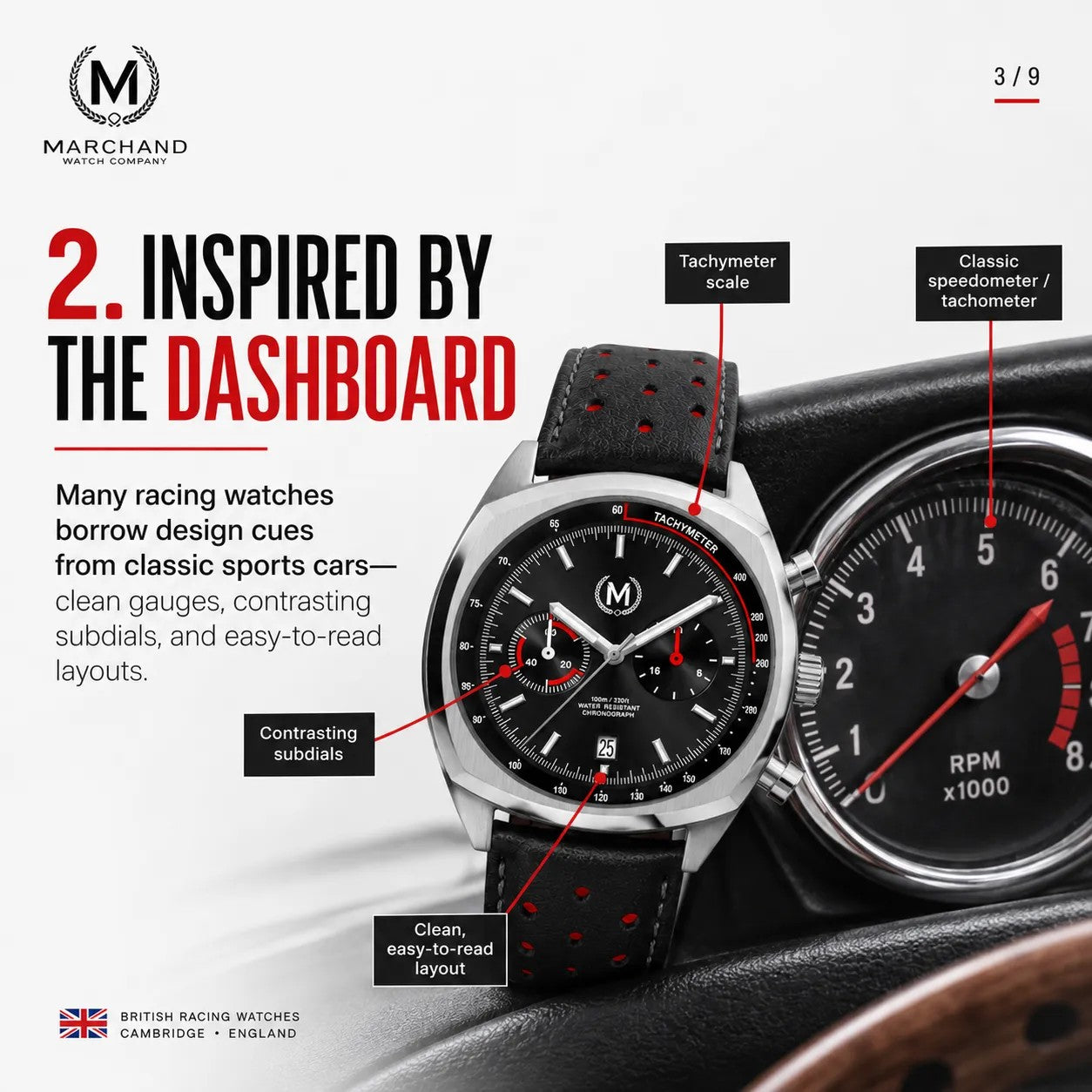 Classic Driver Chronograph, Black Strap (PRE-ORDER NOW)
