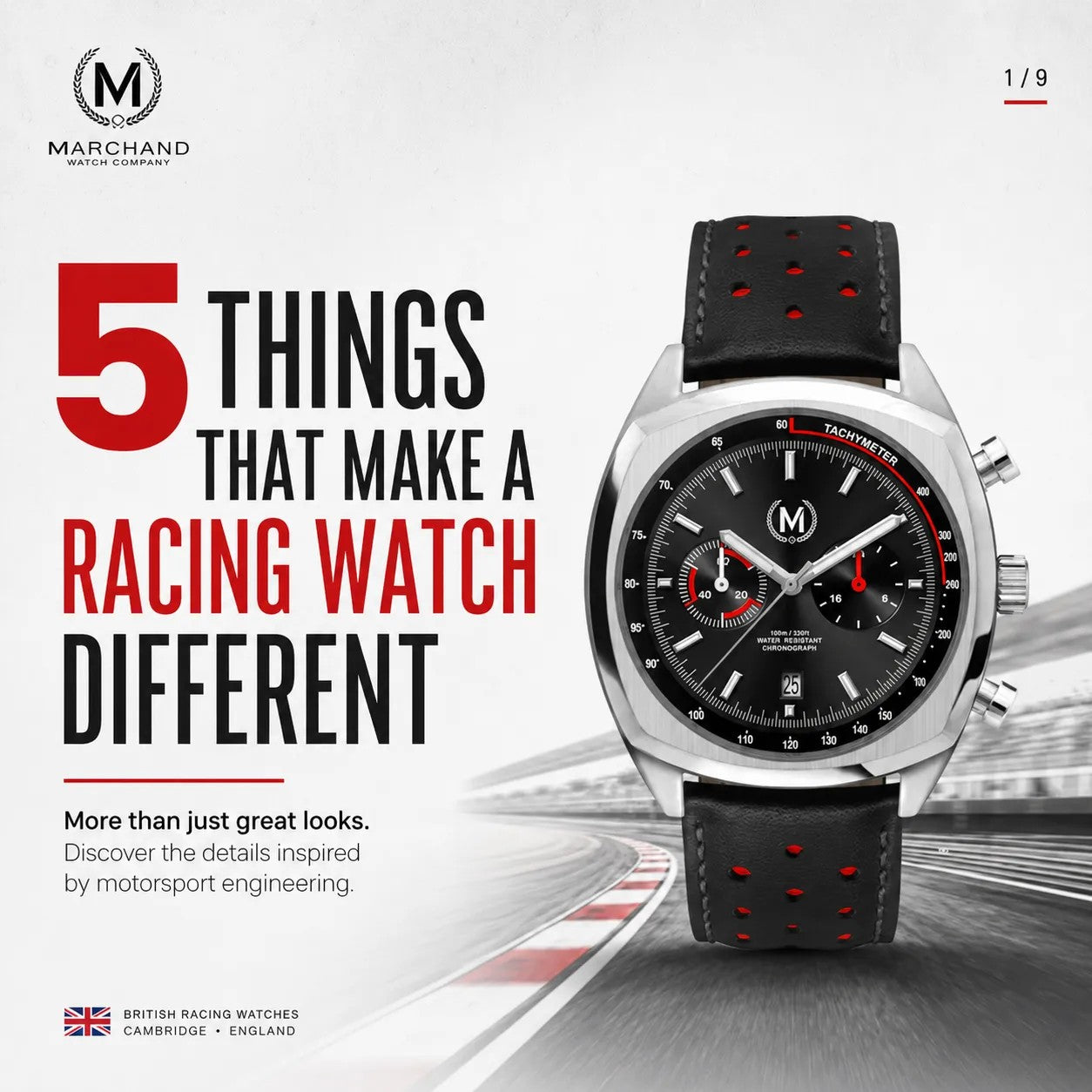 Classic Driver Chronograph, Black Strap (PRE-ORDER NOW)
