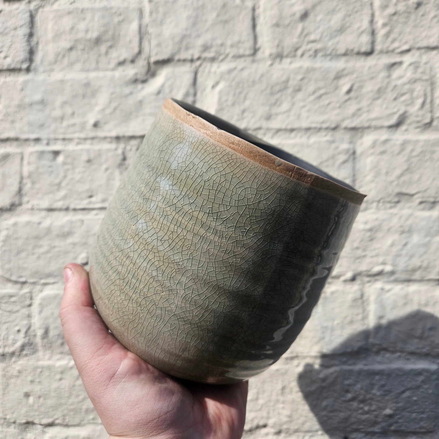 Como Glazed pots in Various Colours (Various sizes available)