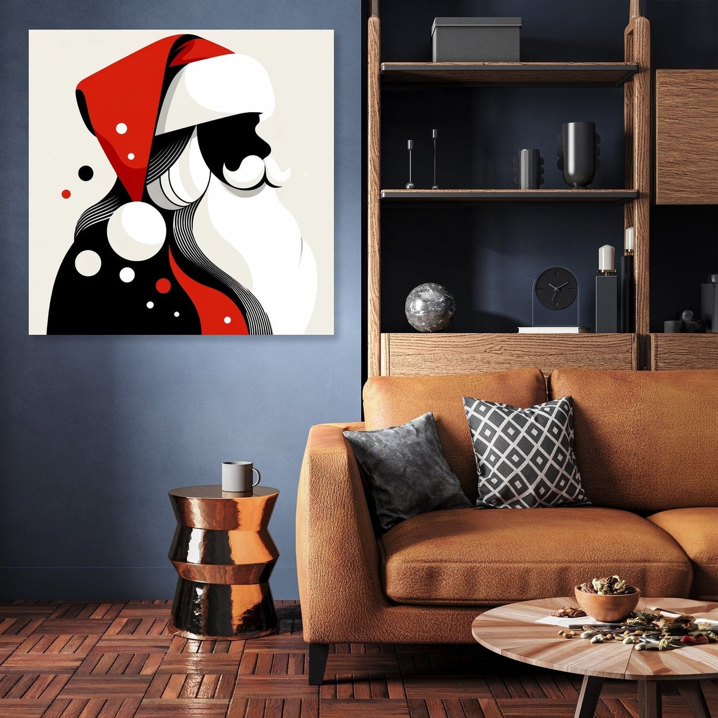 Simplified Santa Canvas