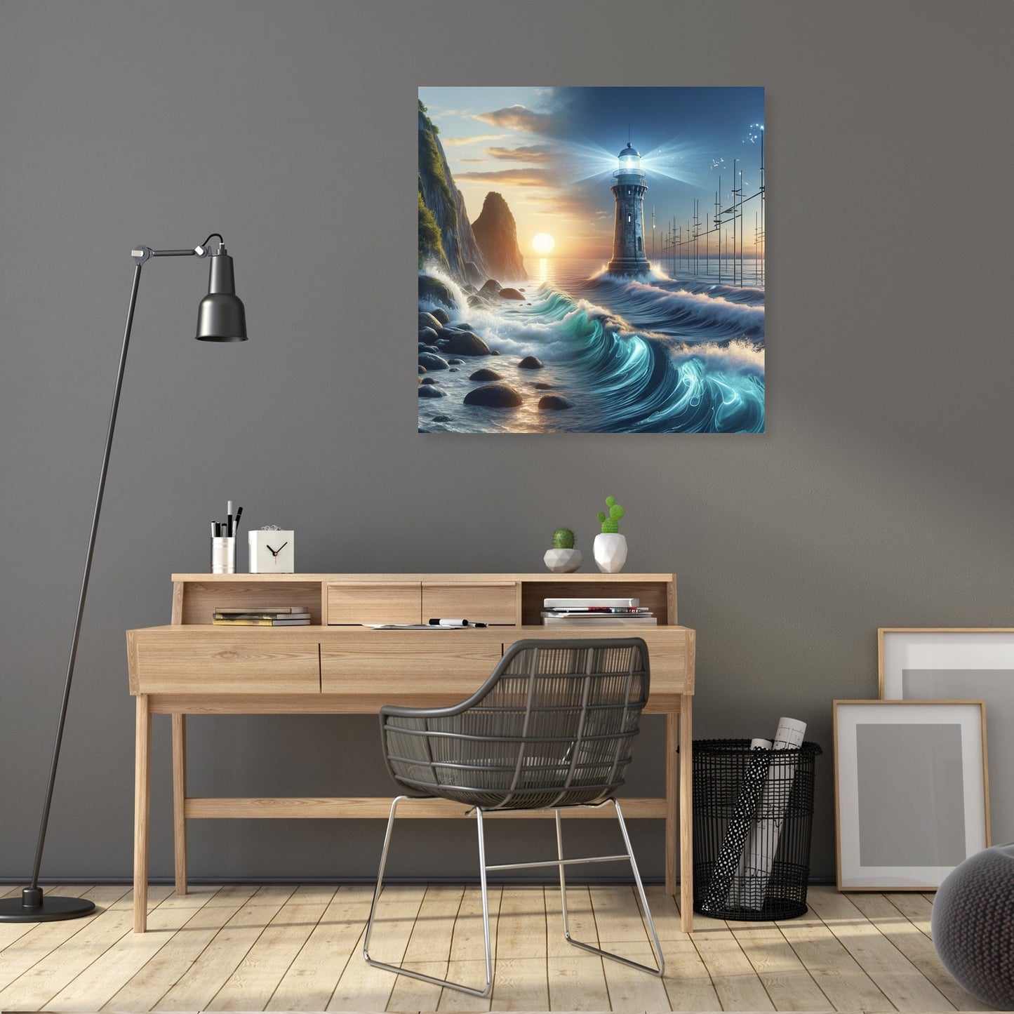 Serenity Shores Beacon Canvas