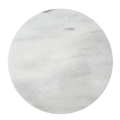 Salerno White Marble Lazy Susan