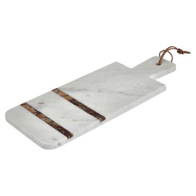 White and Brown Forest Marble Paddle Board | Annika