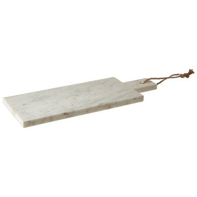 Small White Marble Chopping and Serving Board | Salerno