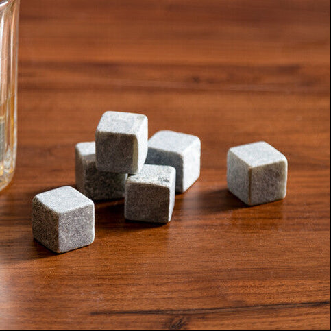 Wilson Set Of 9 Granite Ice Rocks