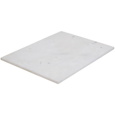 Rectangular White Marble Chopping and Serving Board | Kindia