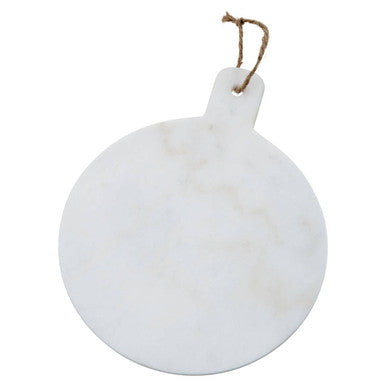 Round Marble Paddle Chopping and Serving Board | Kindia