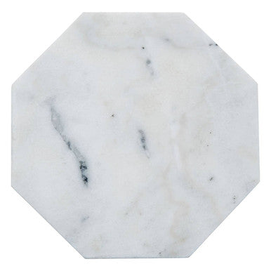 Kindia White Marble Octagonal Trivet