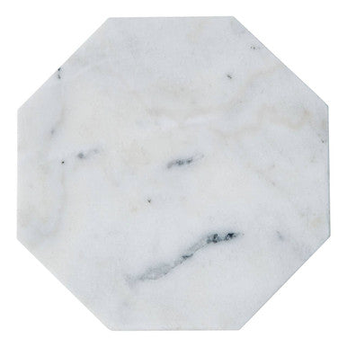 Kindia White Marble Octagonal Trivet