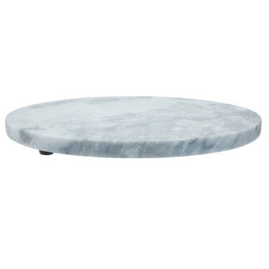 White Round Chopping and Serving Board | Salerno