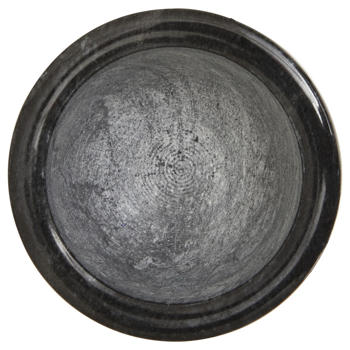 Black Marble Mortar and Pestle with Rim | Marmore