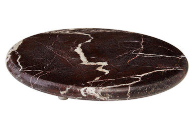 Salmo Red Marble Round Chopping And Serving Board