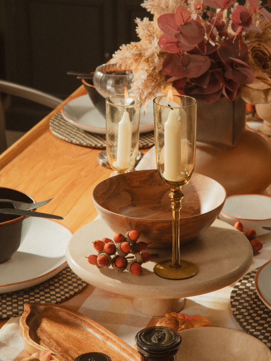 Champagne Marble Cake Stand | Himaya