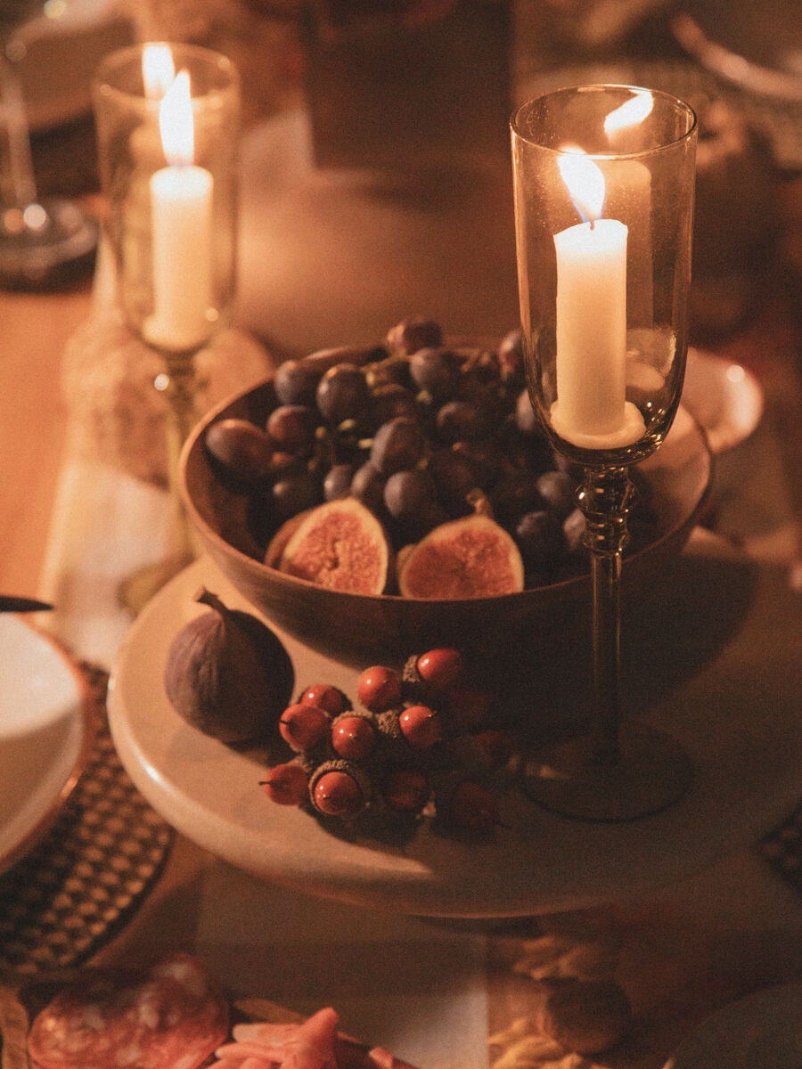 Champagne Marble Cake Stand | Himaya