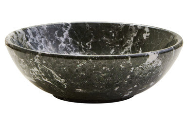 Marmore Black And White Veined Marble Bowl