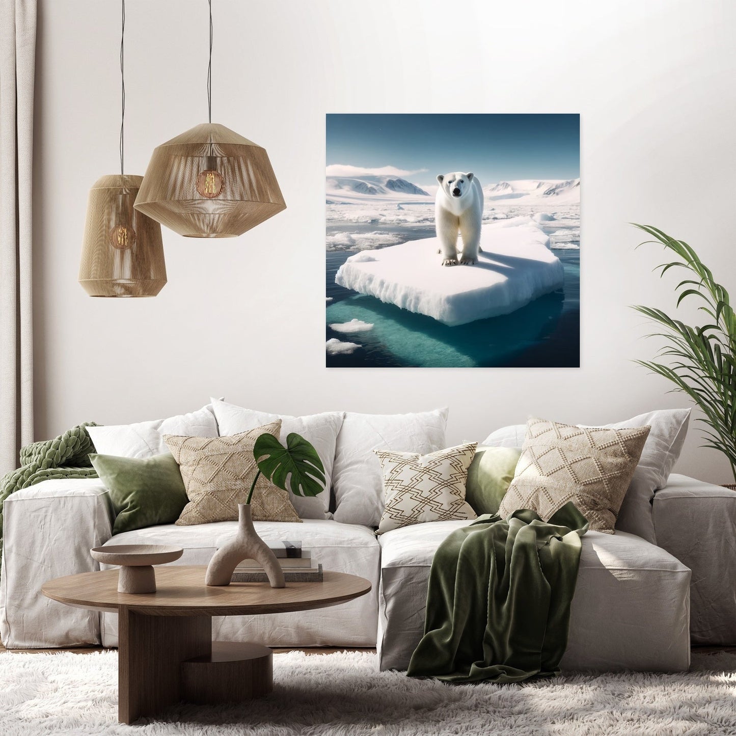 Polar Bear Sovereign Canvas