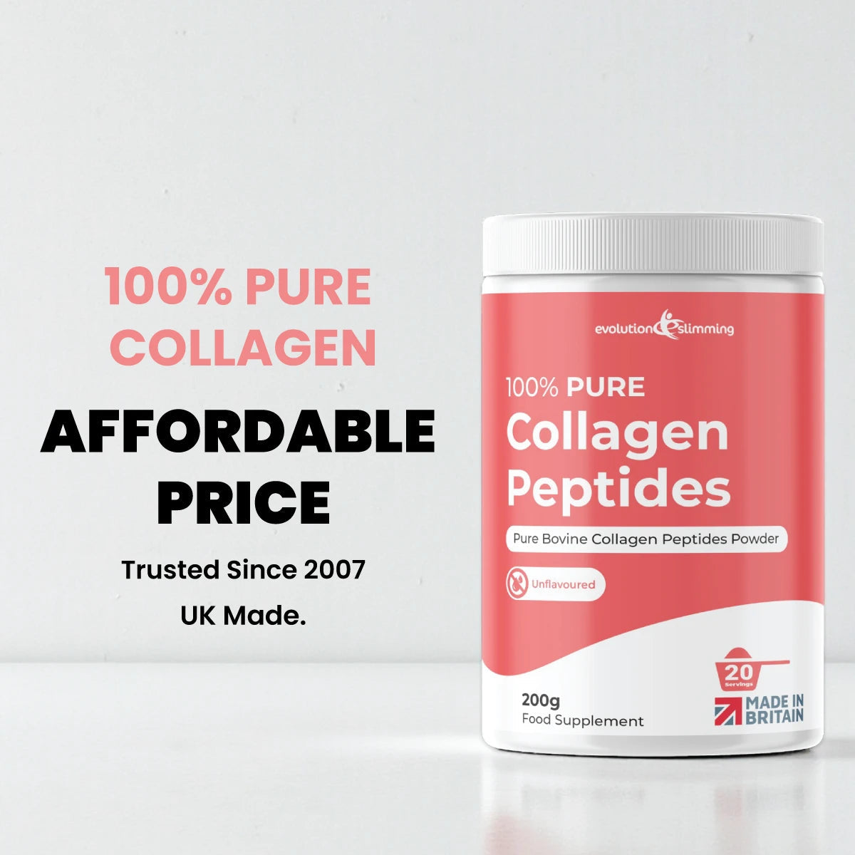 100% Pure Collagen Powder - Younger Skin, Stronger Joints, Better You