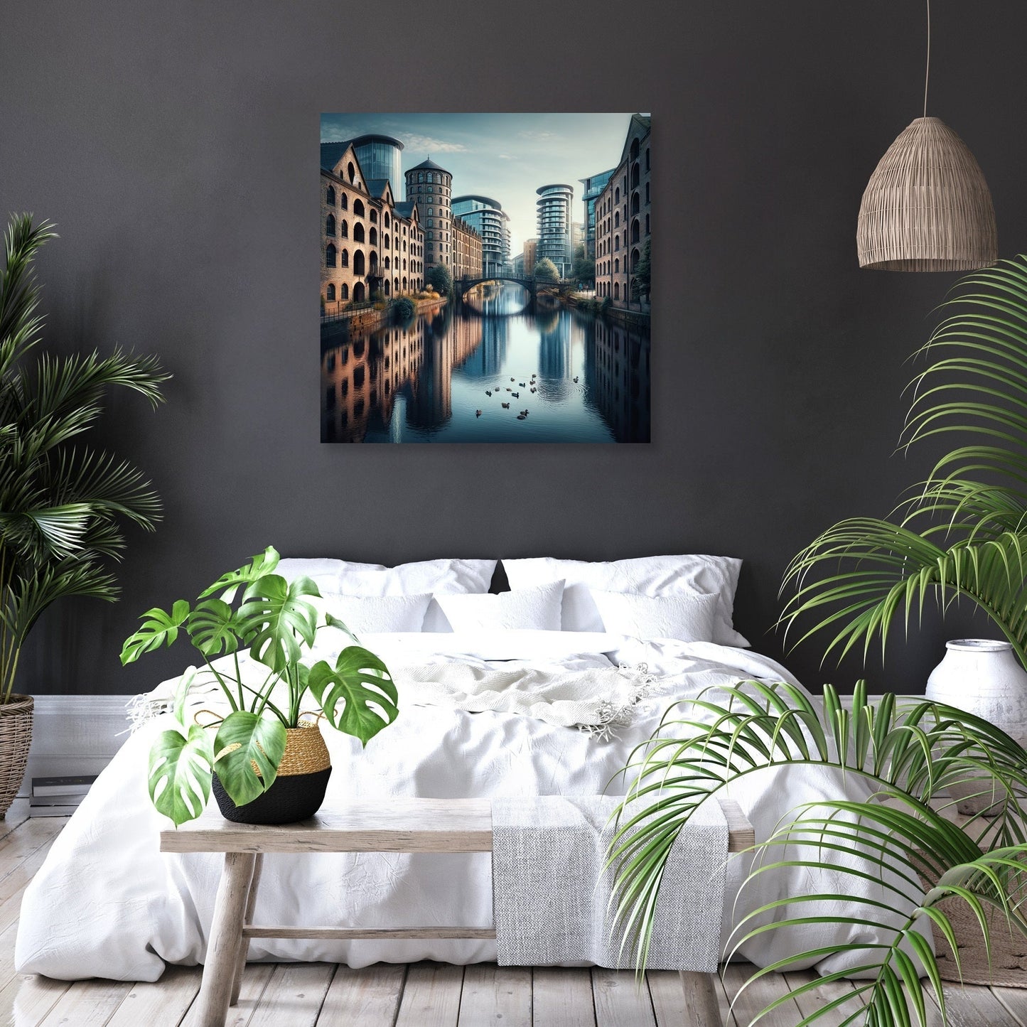 Manchester Castlefield Calm Canvas