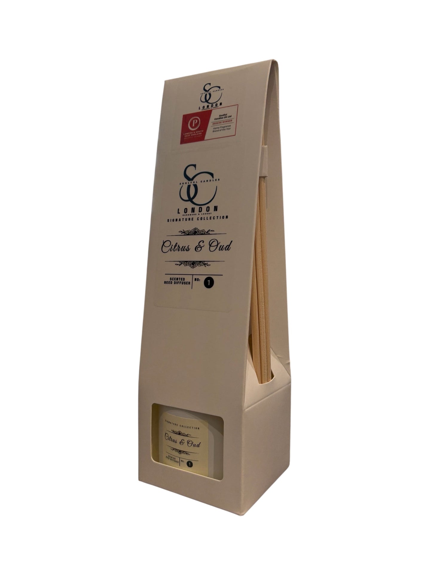 Citrus & Oud – Reed Diffuser (100ml)