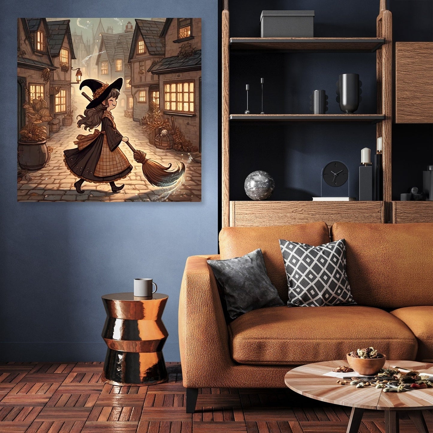 Whimsical Witch Canvas