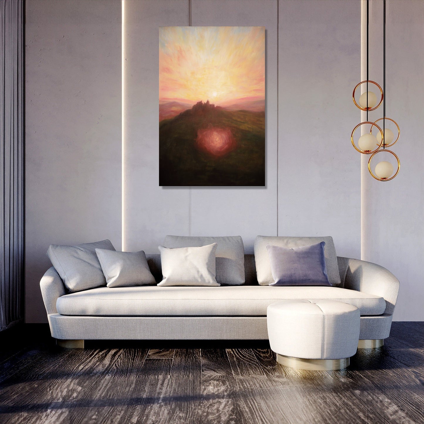 Castle Shadow Canvas
